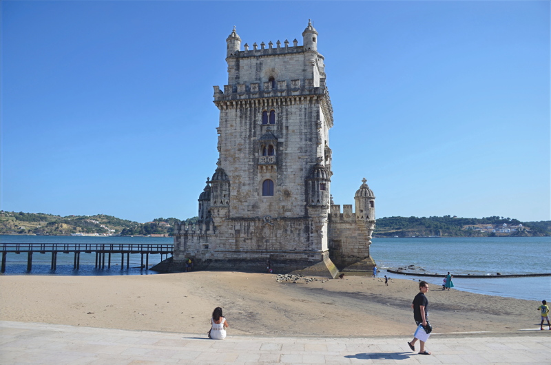 14 - The Belém Tower, a 16th-century fortification located on the northern bank of the Tagus River in Lisbon